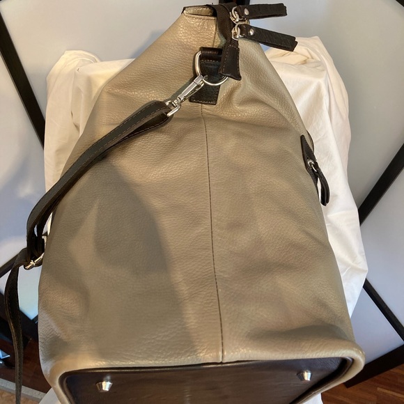 Valentina large leather tote weekender bag - Picture 4 of 11